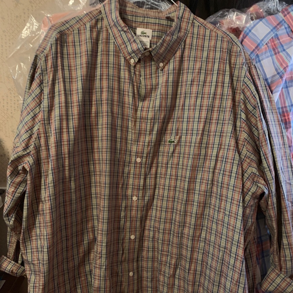 Lacoste button down shirt
